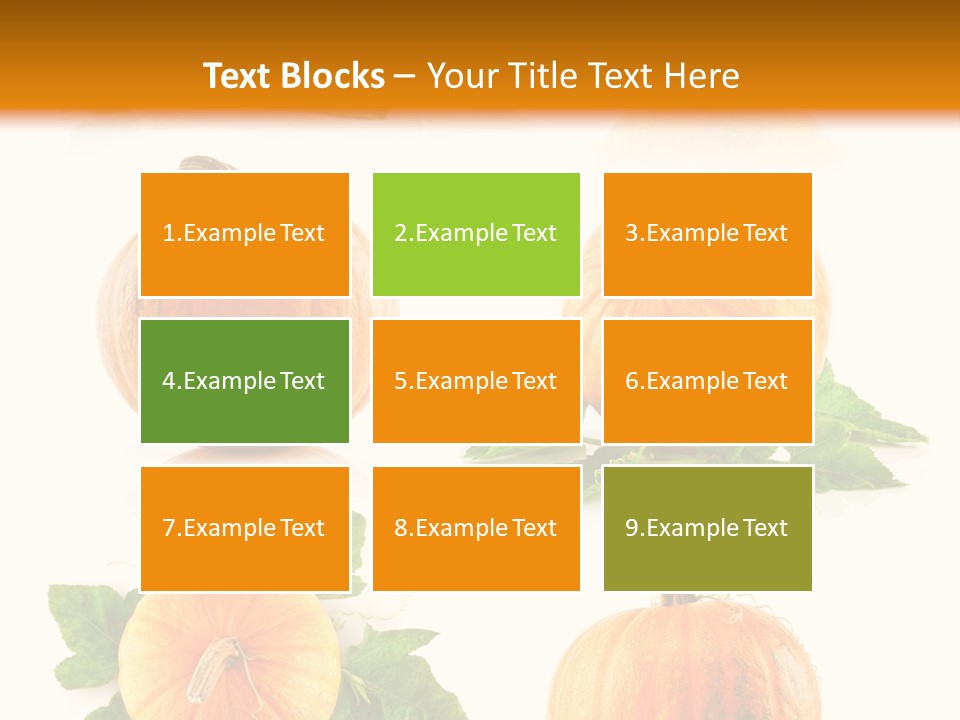 Collection Harvest Yellow PowerPoint Template