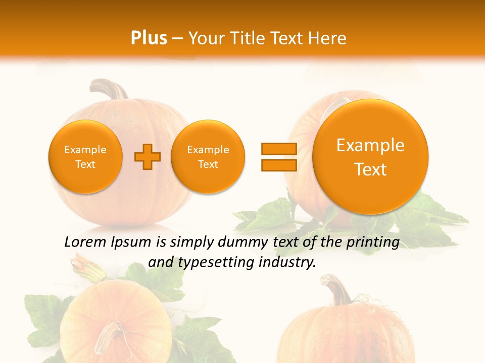 Collection Harvest Yellow PowerPoint Template