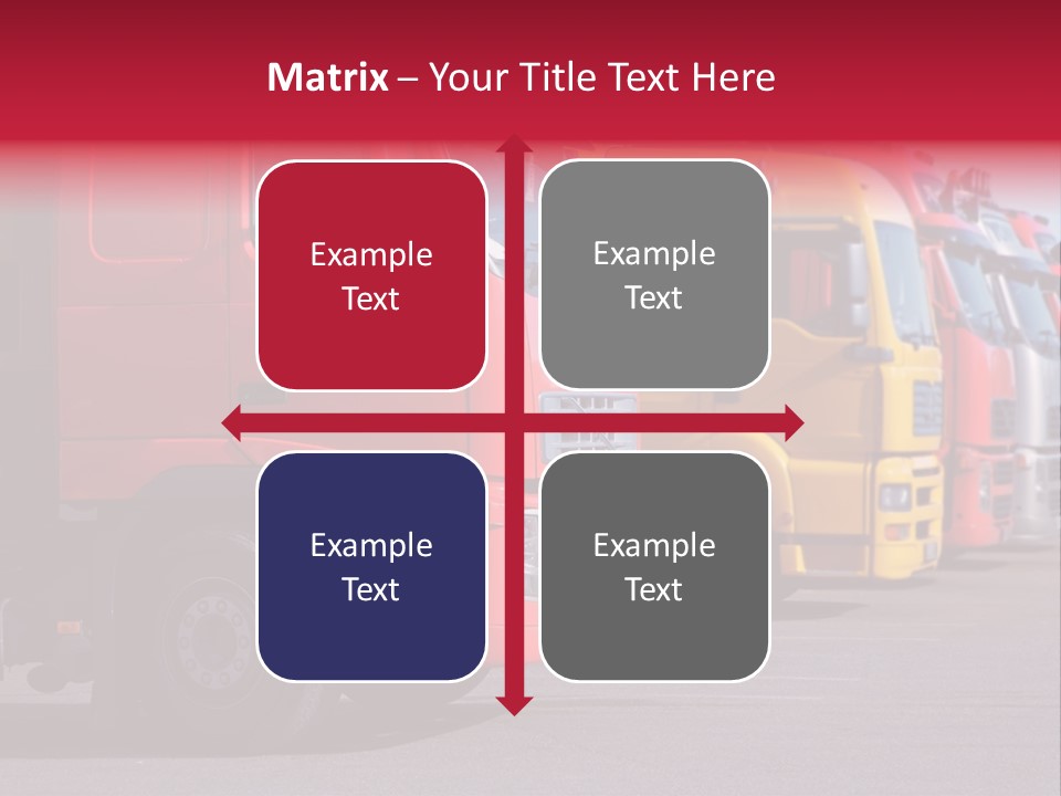 Motorway Stock Delivery PowerPoint Template
