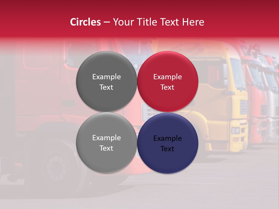 Motorway Stock Delivery PowerPoint Template