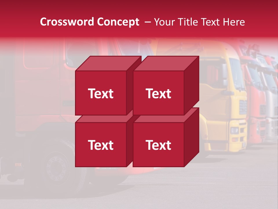 Motorway Stock Delivery PowerPoint Template