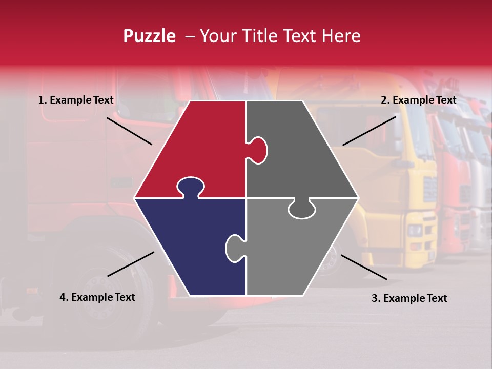 Motorway Stock Delivery PowerPoint Template