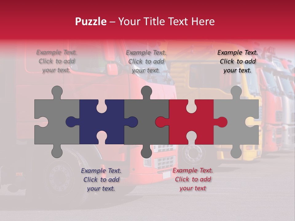 Motorway Stock Delivery PowerPoint Template