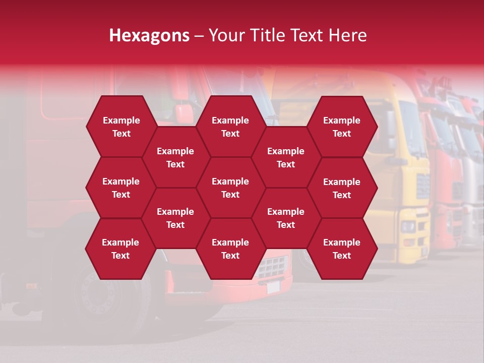 Motorway Stock Delivery PowerPoint Template