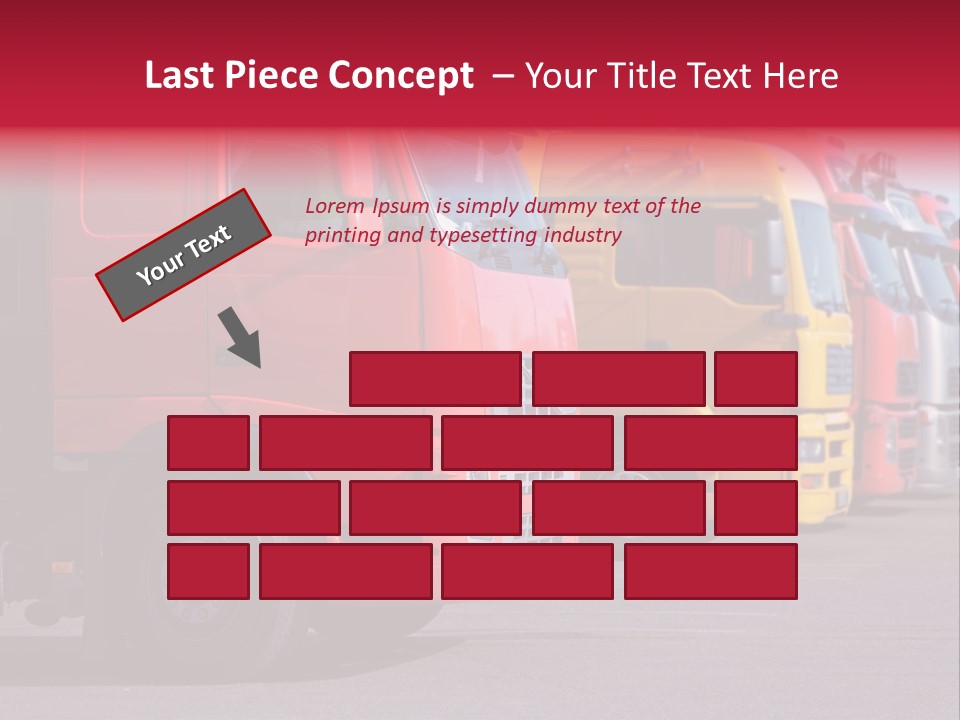 Motorway Stock Delivery PowerPoint Template