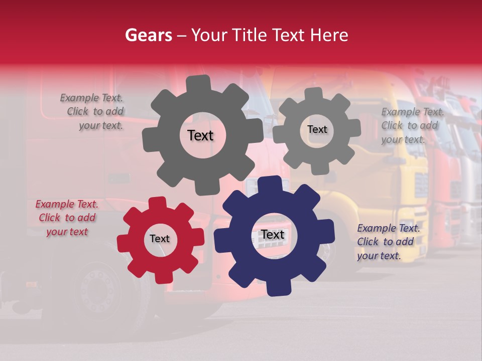 Motorway Stock Delivery PowerPoint Template