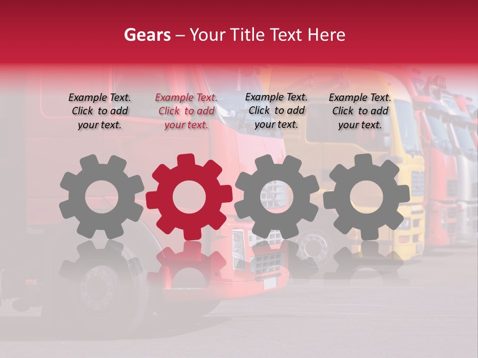 Motorway Stock Delivery PowerPoint Template
