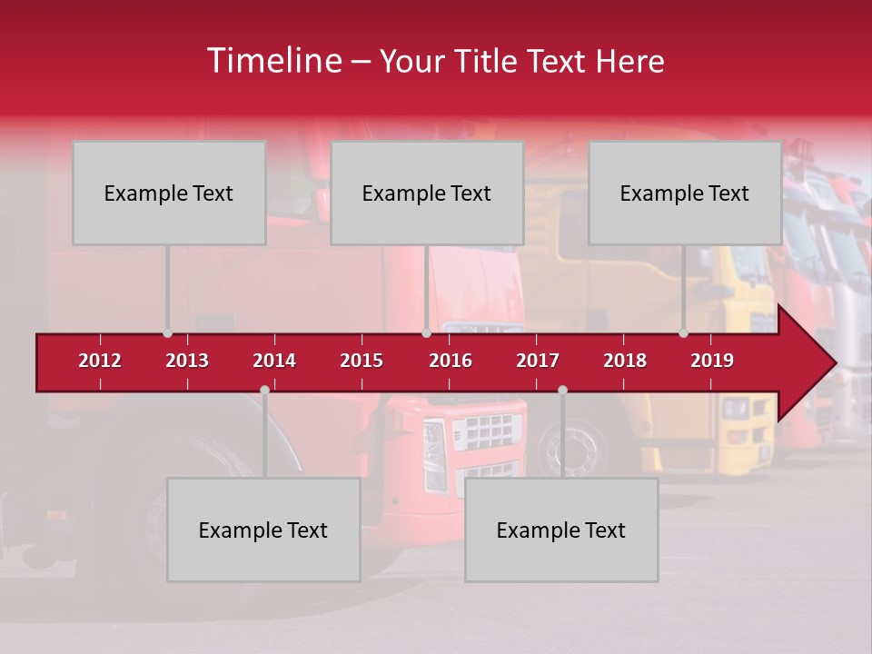 Motorway Stock Delivery PowerPoint Template
