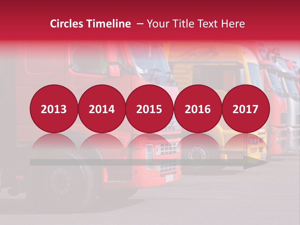 Motorway Stock Delivery PowerPoint Template