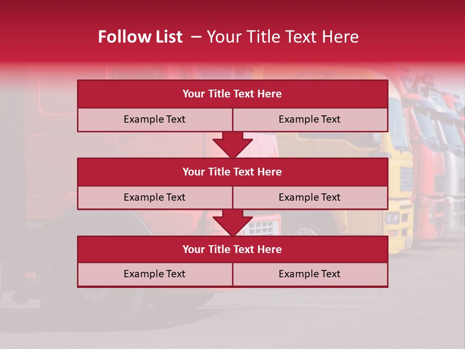Motorway Stock Delivery PowerPoint Template