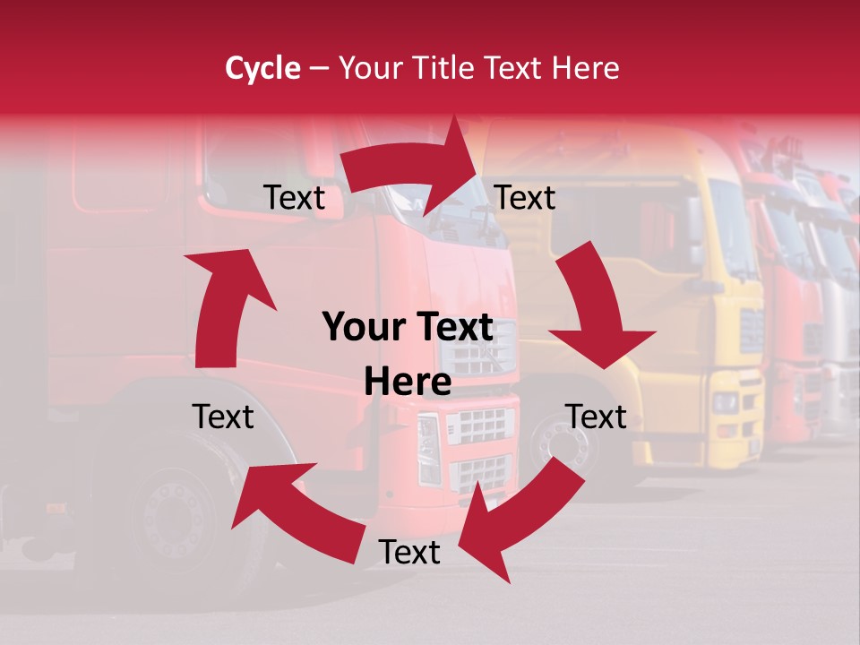 Motorway Stock Delivery PowerPoint Template
