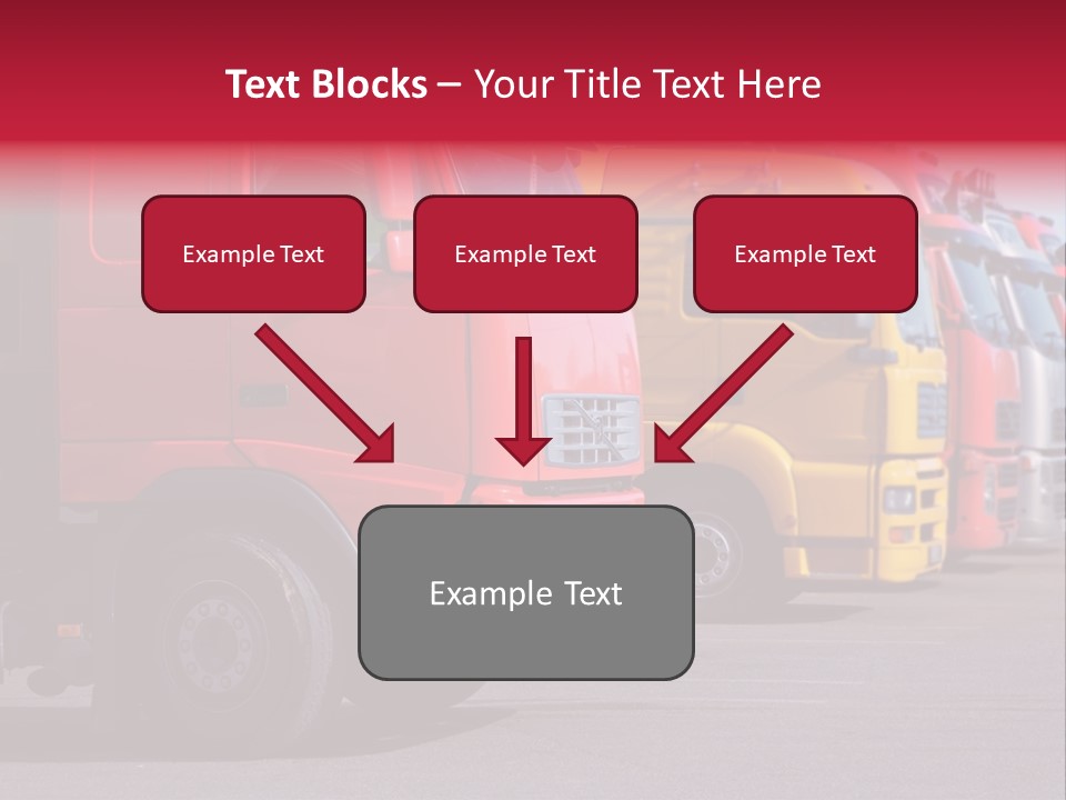 Motorway Stock Delivery PowerPoint Template