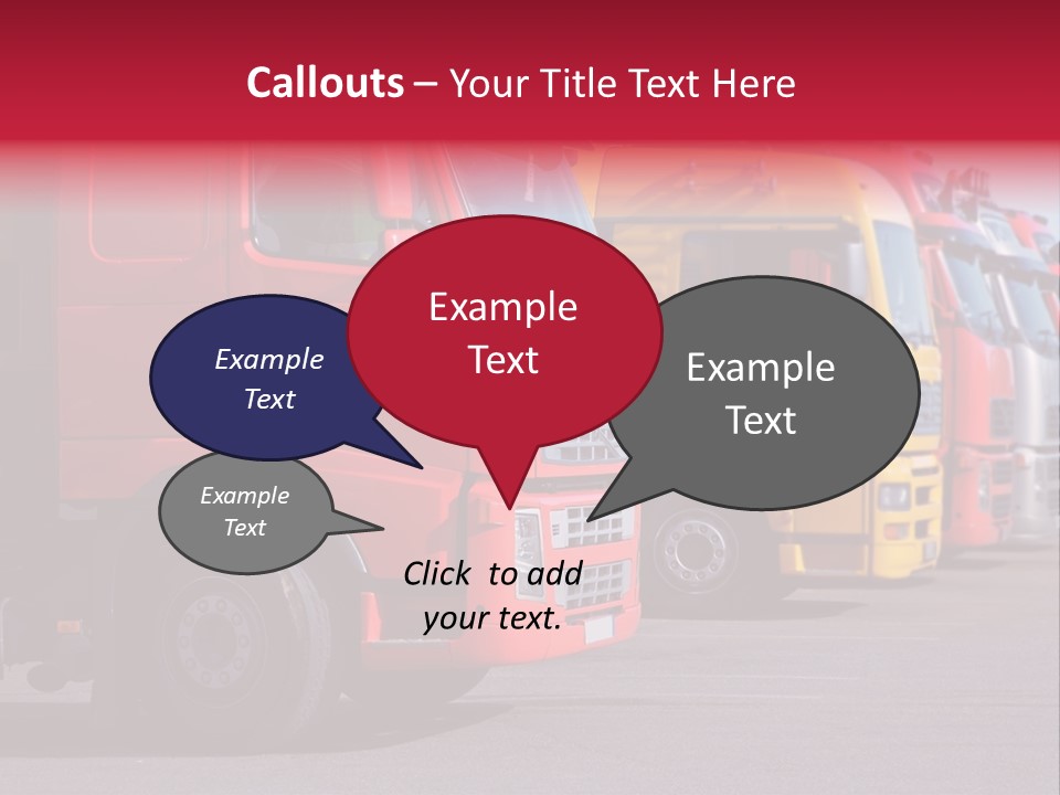 Motorway Stock Delivery PowerPoint Template