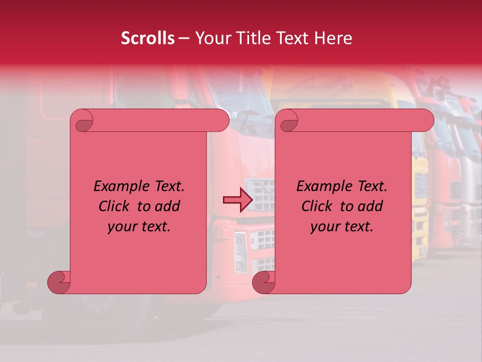 Motorway Stock Delivery PowerPoint Template