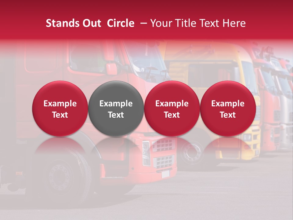 Motorway Stock Delivery PowerPoint Template