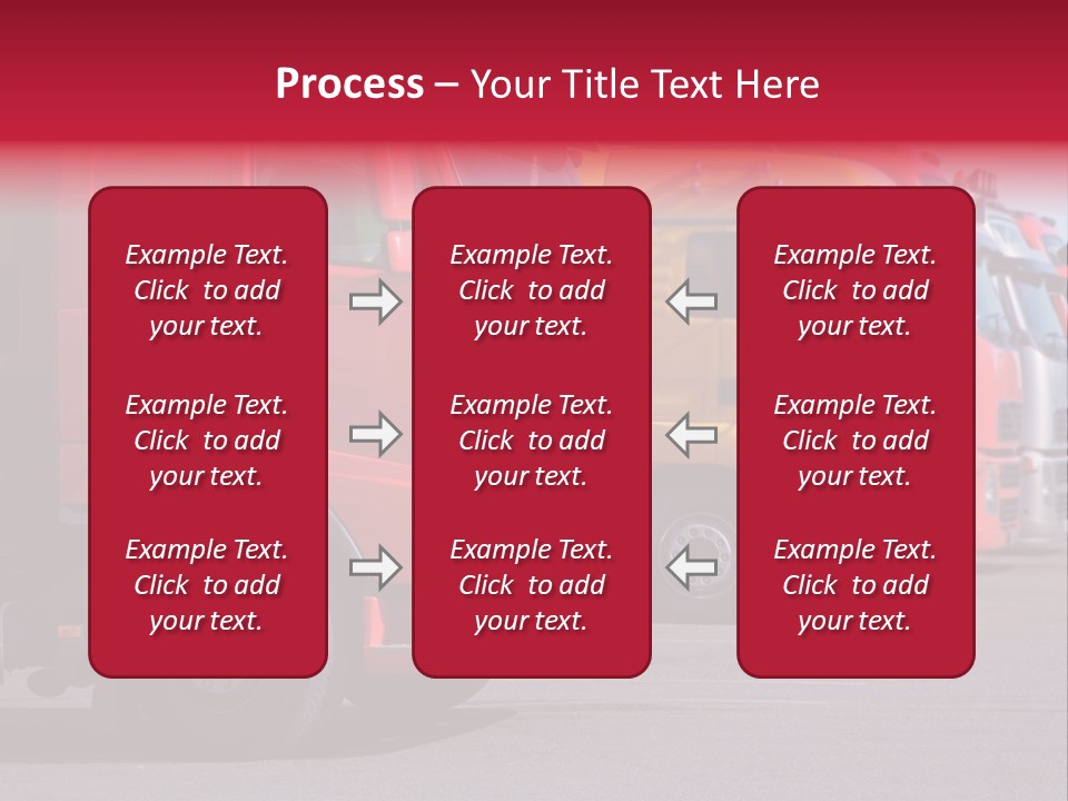Motorway Stock Delivery PowerPoint Template