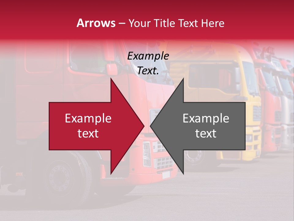 Motorway Stock Delivery PowerPoint Template