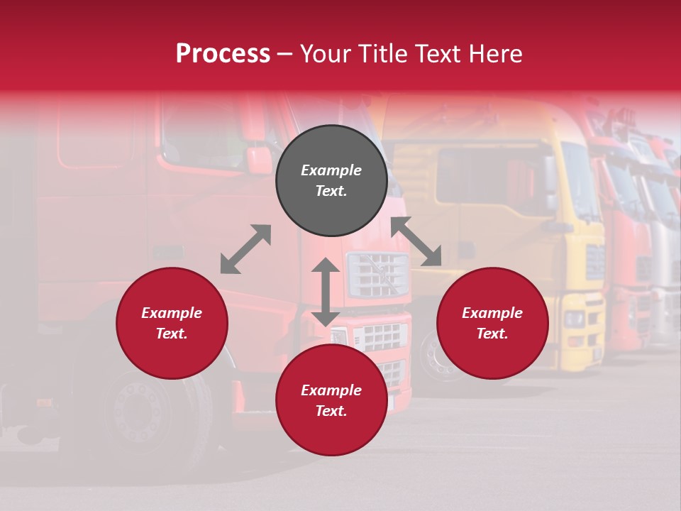 Motorway Stock Delivery PowerPoint Template