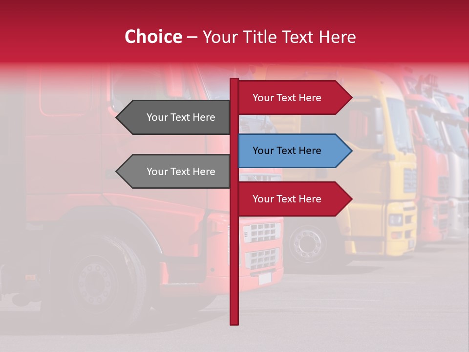 Motorway Stock Delivery PowerPoint Template
