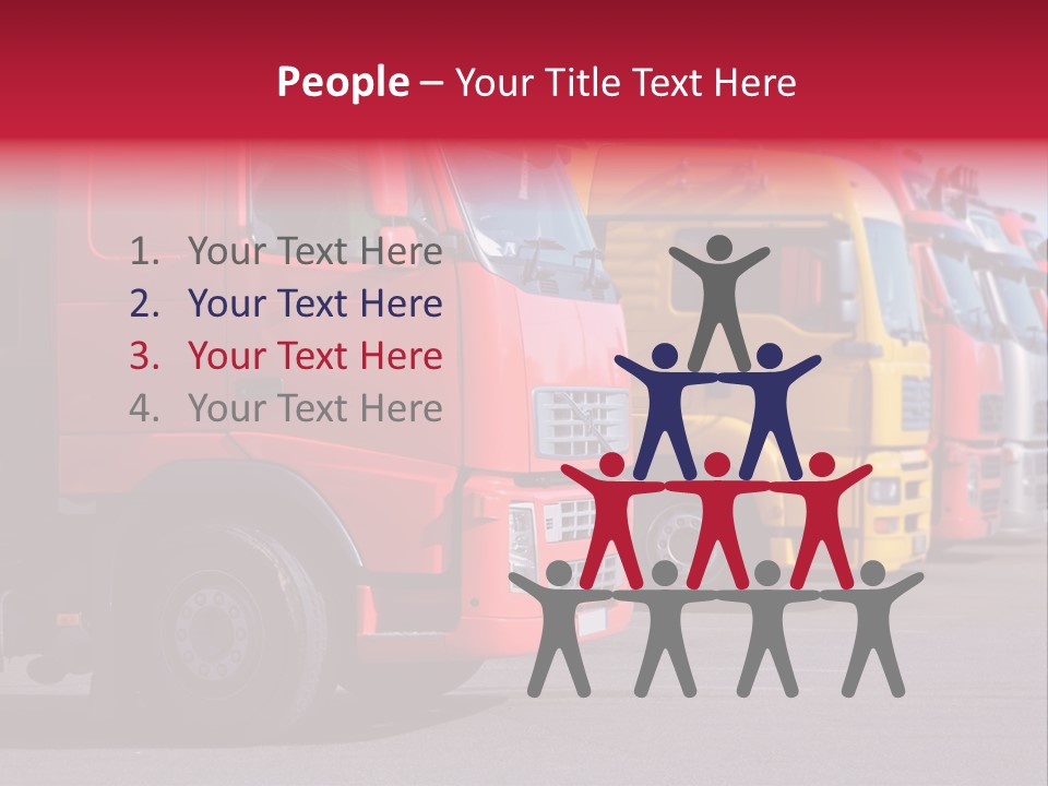 Motorway Stock Delivery PowerPoint Template