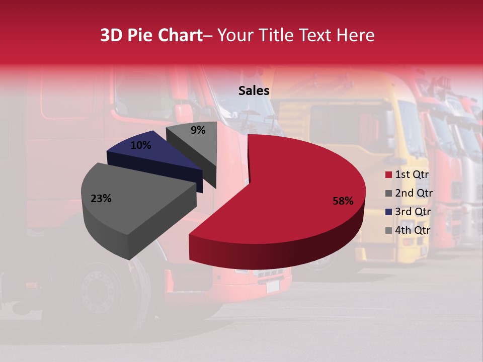 Motorway Stock Delivery PowerPoint Template