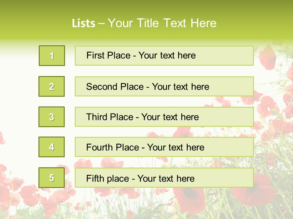 Colour Rural Decorative PowerPoint Template