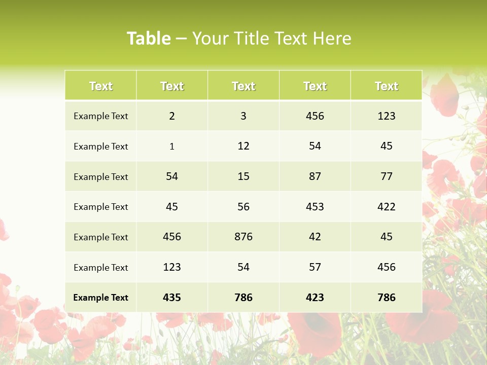 Colour Rural Decorative PowerPoint Template