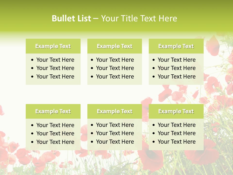 Colour Rural Decorative PowerPoint Template