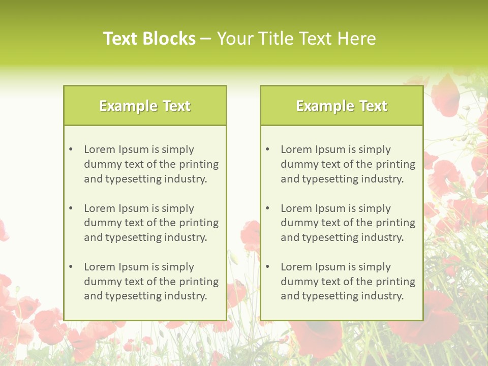 Colour Rural Decorative PowerPoint Template
