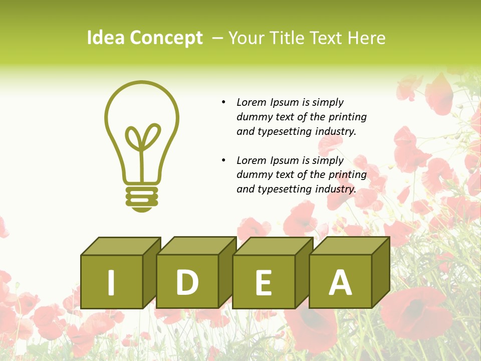 Colour Rural Decorative PowerPoint Template