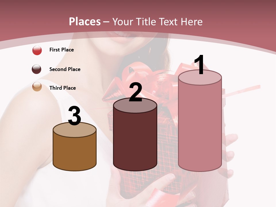 Model Happiness Glamour PowerPoint Template