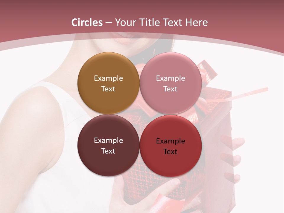 Model Happiness Glamour PowerPoint Template