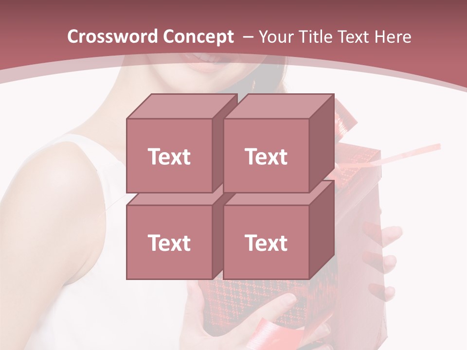 Model Happiness Glamour PowerPoint Template