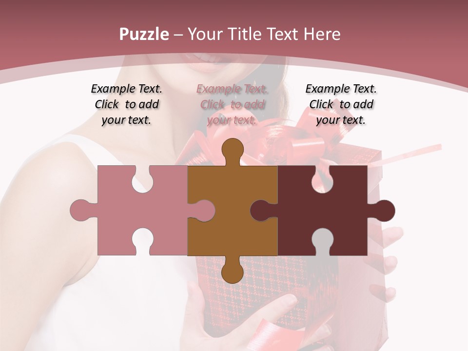 Model Happiness Glamour PowerPoint Template