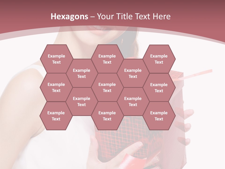 Model Happiness Glamour PowerPoint Template