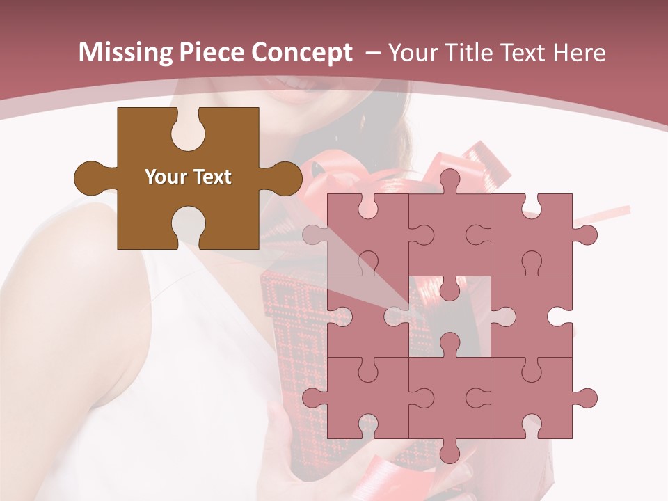 Model Happiness Glamour PowerPoint Template