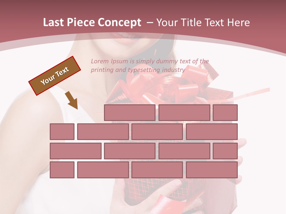 Model Happiness Glamour PowerPoint Template