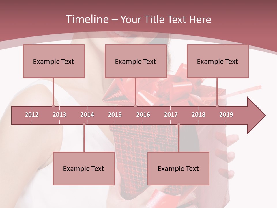 Model Happiness Glamour PowerPoint Template
