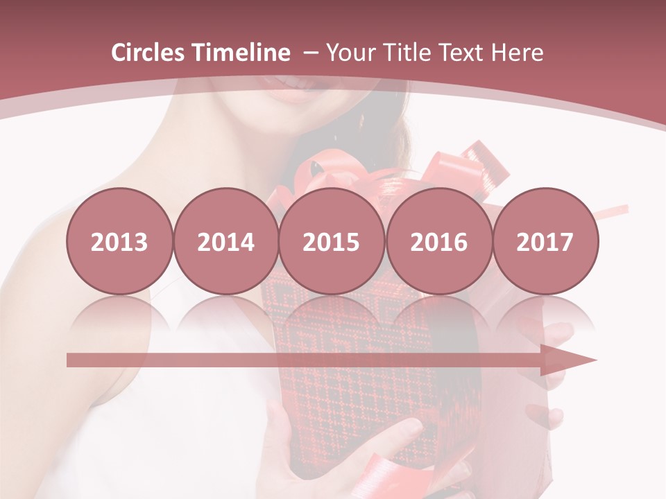 Model Happiness Glamour PowerPoint Template