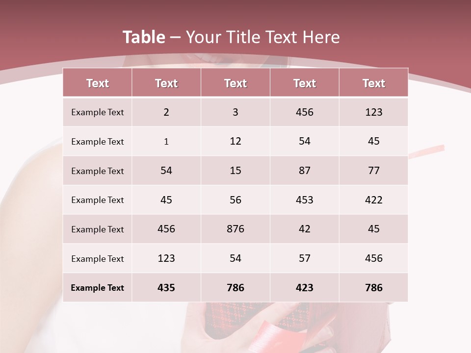 Model Happiness Glamour PowerPoint Template