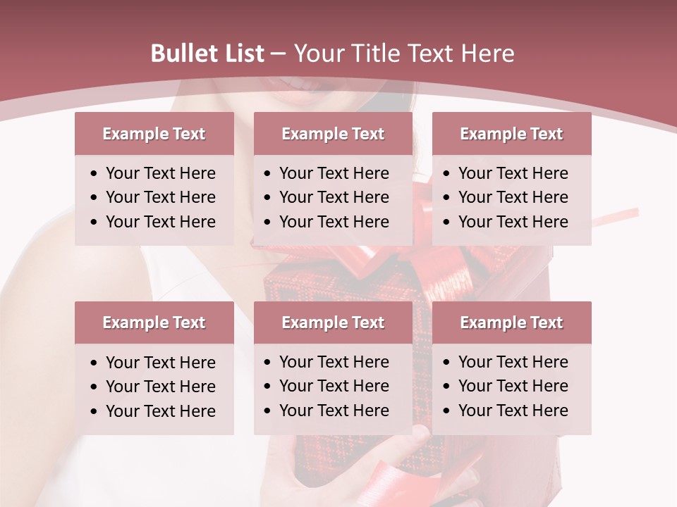 Model Happiness Glamour PowerPoint Template