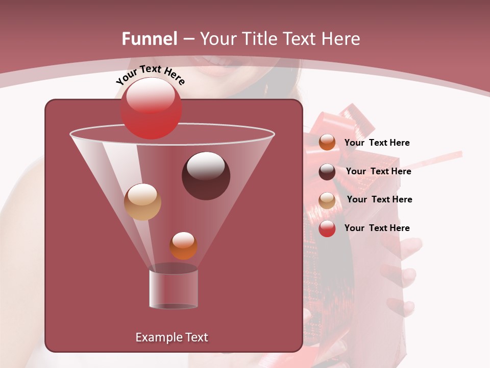 Model Happiness Glamour PowerPoint Template