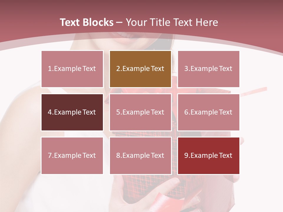 Model Happiness Glamour PowerPoint Template