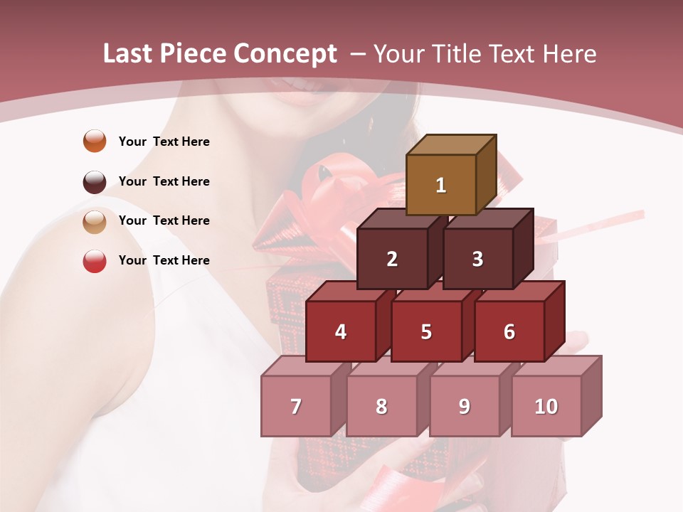 Model Happiness Glamour PowerPoint Template