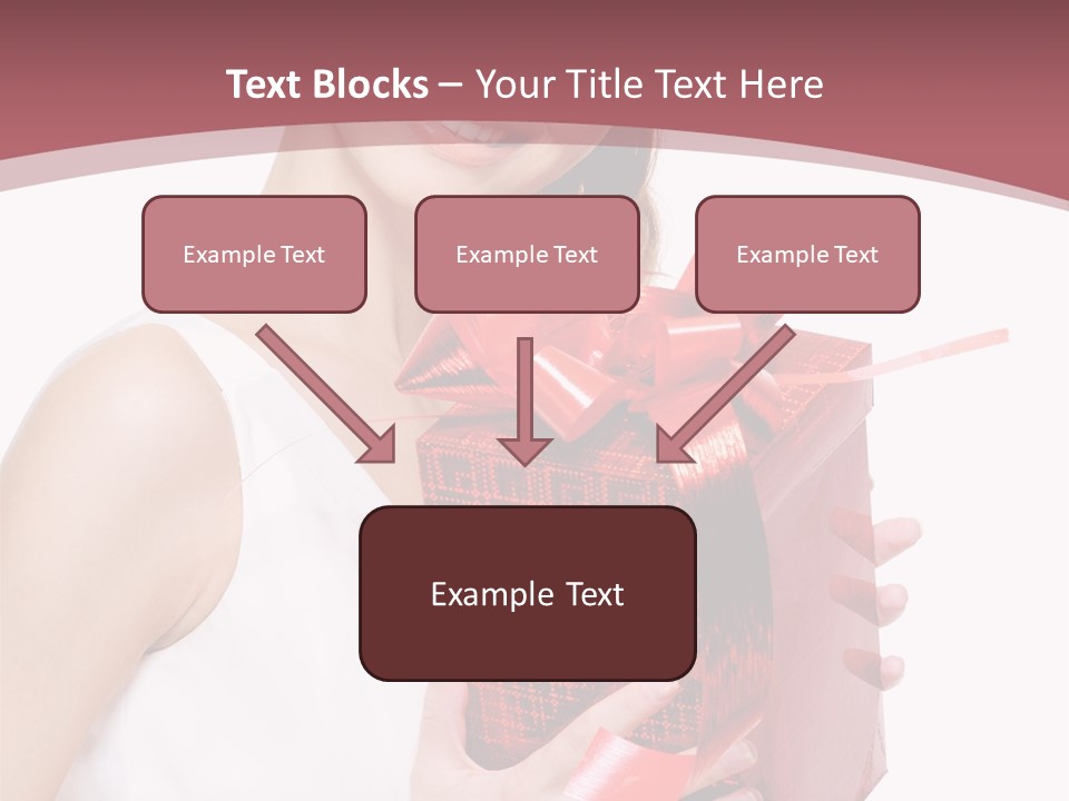 Model Happiness Glamour PowerPoint Template