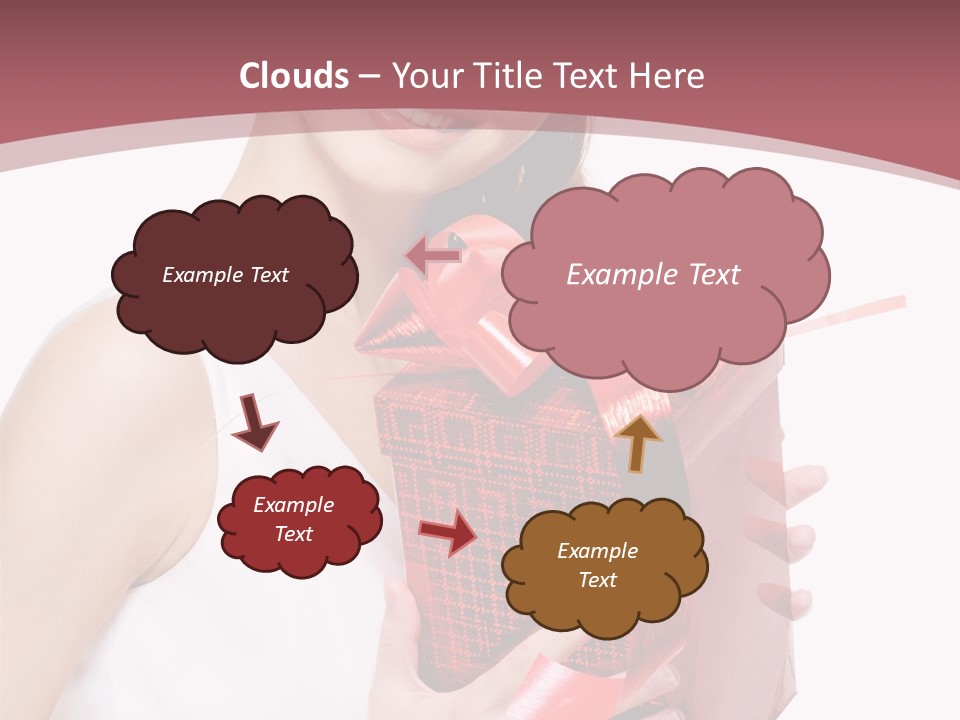 Model Happiness Glamour PowerPoint Template