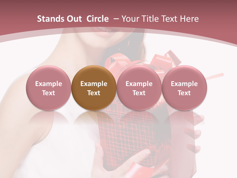 Model Happiness Glamour PowerPoint Template