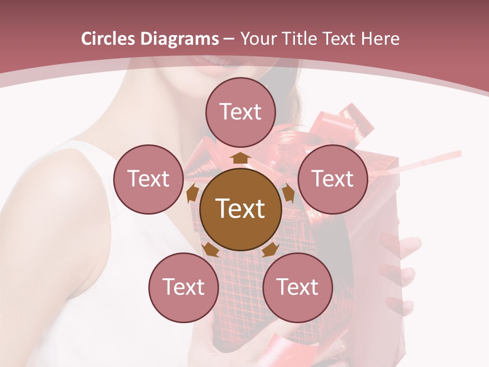 Model Happiness Glamour PowerPoint Template