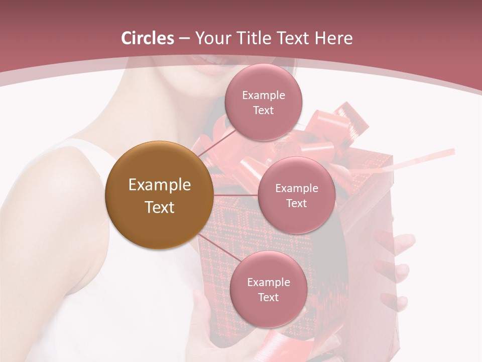 Model Happiness Glamour PowerPoint Template