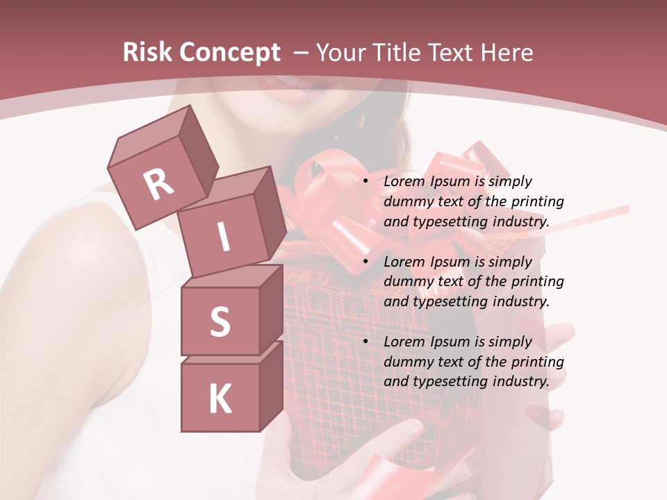 Model Happiness Glamour PowerPoint Template